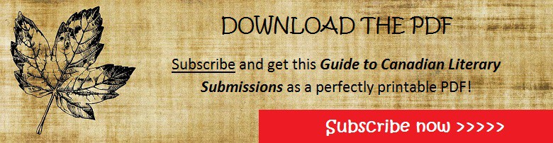Banner, submit writing, guide to literary submissions