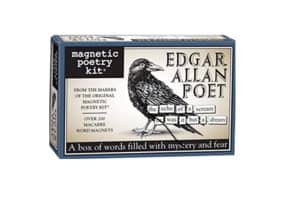 100 Gifts for Writers - Edgar Allen Poet Magnets