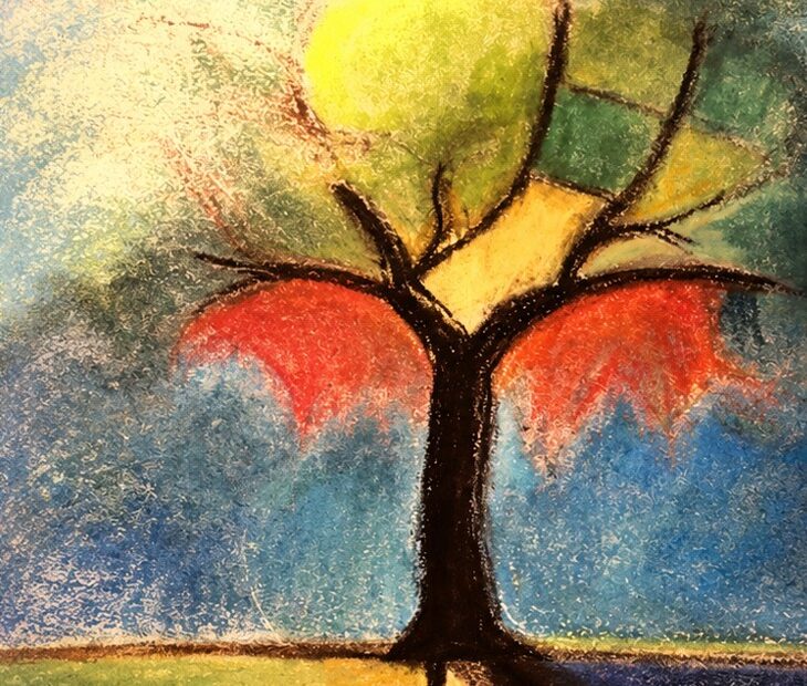 Tree Charcoal Drawing by Kat McNichol